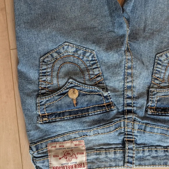 True Religion Women's Boot Cut Jeans - Light Blue - Picture 7 of 7